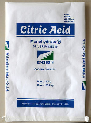 CAS 5949-29-1 Zitronensäuren-granuliertes, farbloses Zitronensäuren-Monohydrat