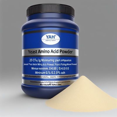 Hefe 25CFU/g Max Aminosäurepulver für einen optimalen pH-Wert 4,0-6,0 Gleichgewicht und gesundheitliche Vorteile Asche 0,2% Min