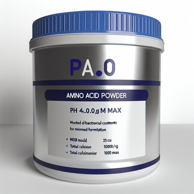 pH 4,0-6,0 Aminosäurepulver mit Form 25 CFU/g Max Gesamtkolonier 1000 CFU/g Max