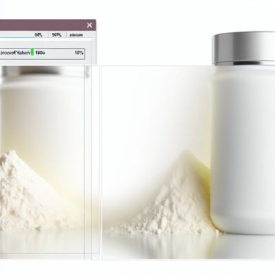 Weiß bis hellgelbes Pulver ASSAY 90% Min. Gesamtkolonier 1000 CFU/g Max.